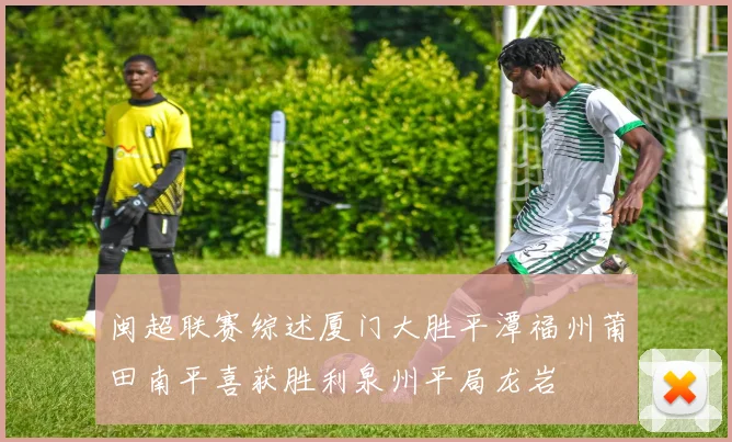 闽超联赛综述厦门大胜平潭福州莆田南平喜获胜利泉州平局龙岩