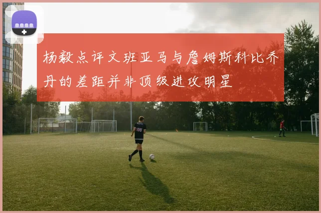 杨毅点评文班亚马与詹姆斯科比乔丹的差距并非顶级进攻明星